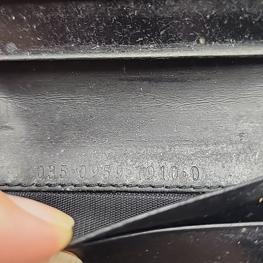 Gucci Midnight Leather Wallet with Gold Detail, Comes‎ With COA - Vintage - Picture 11 of 14